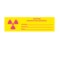 Nevs Caution Radioactive Material Isotope Amount Date write in 1 x 500, PK3 LRA-2 - alternate 1